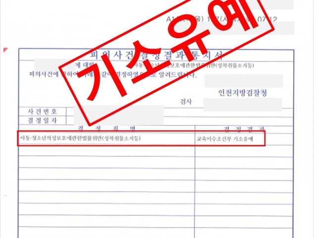 아청법 성착취물 소지 기소유예로 종결 성공사례